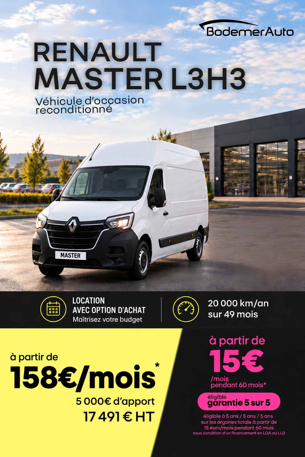 Offre Renault Master L3H3